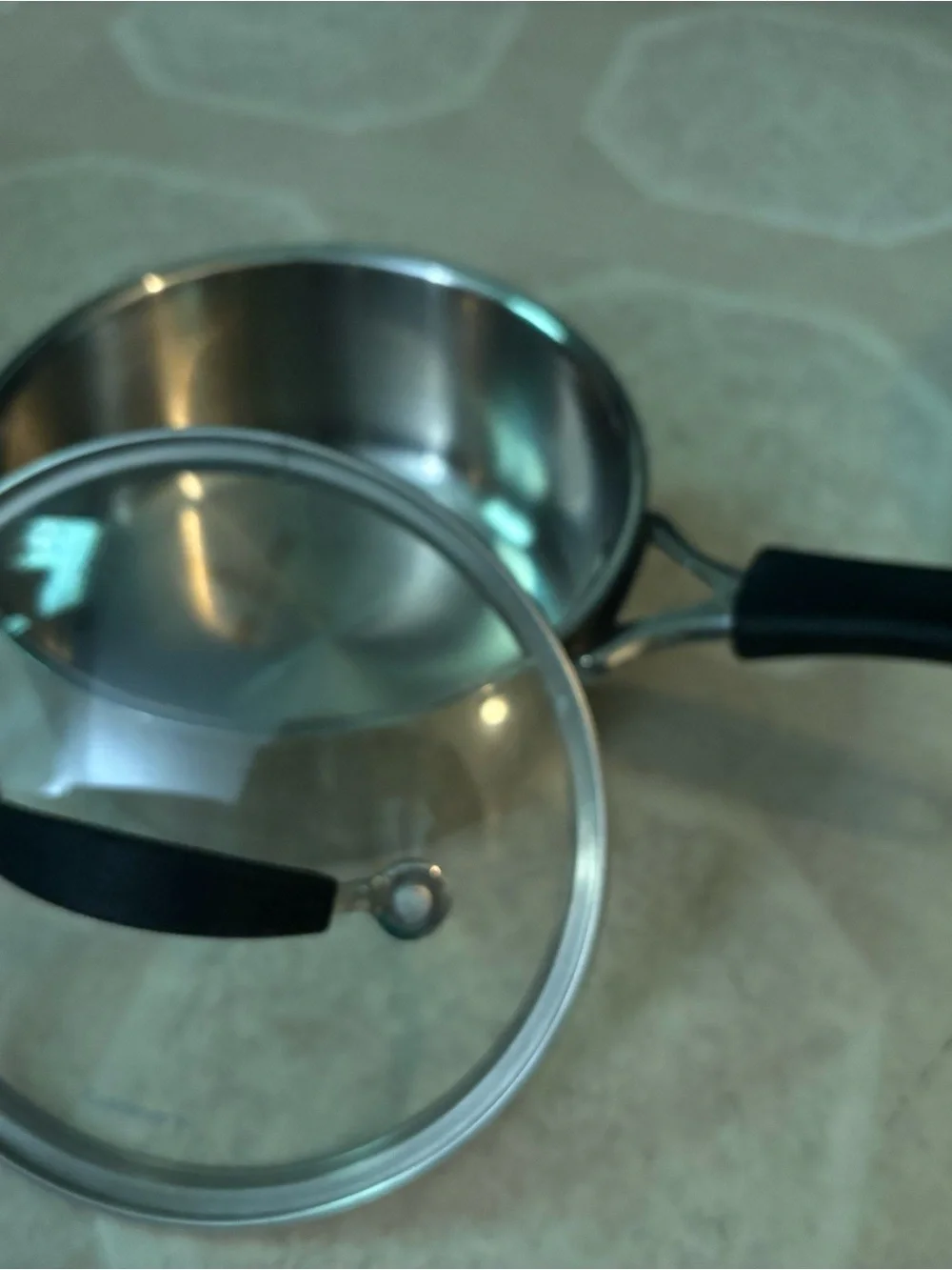 Cuisinart Stainless Steel Saucepan with Lid - Silver 1.5L